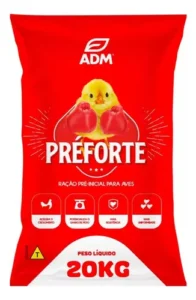 Ração Pintinhos Préforte Pré-inicial 23% 20kg – R$ 56,42
